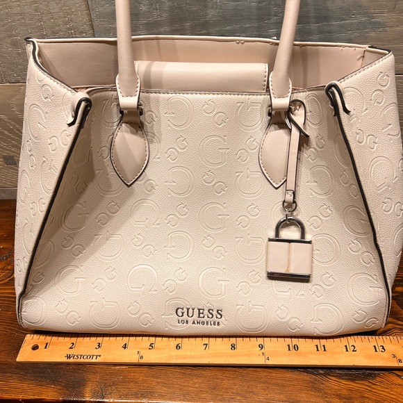 Guesss Oak Park Shoulder Bag Beige‎ Purse - Picture 13 of 14